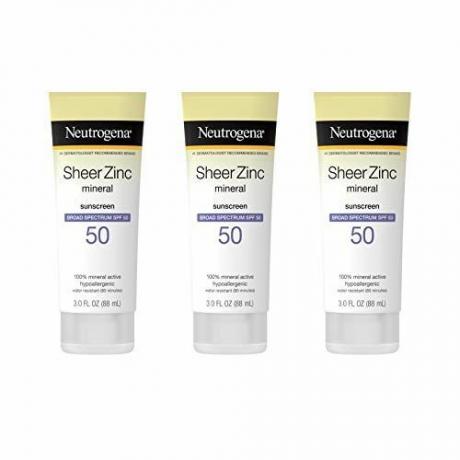 Минеральный солнцезащитный лосьон Sheer Zinc Oxide Dry-Touch, широкий спектр SPF 50 