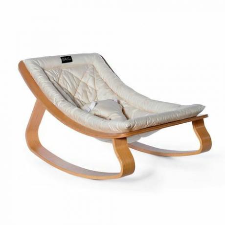 Levo Beech Wood Baby Bouncer Белый