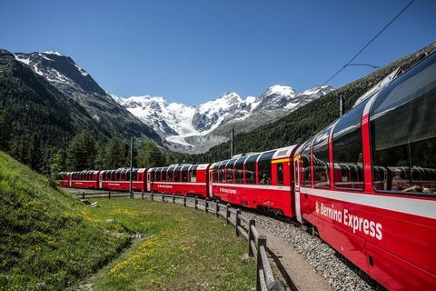 Rhaetische Bahn: Бернина Экспресс - Берниналини