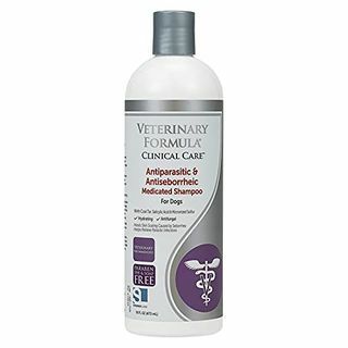 Veterinary Formula Clinical Care Противопаразитарный и антисеборейный лечебный шампунь для собак